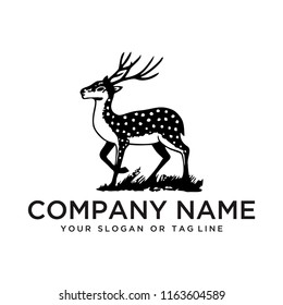 logo design deer