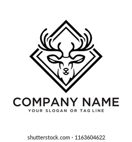 logo design deer