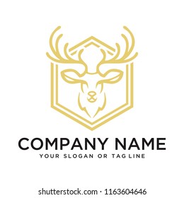 logo design deer