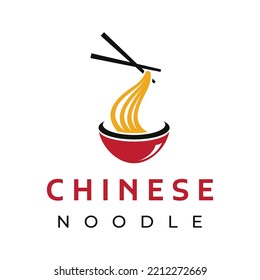 Logo design for delicious Chinese and Japanese noodle soup and ramen dishes, Asian food. Logos for businesses, restaurants, cafes, and shops.