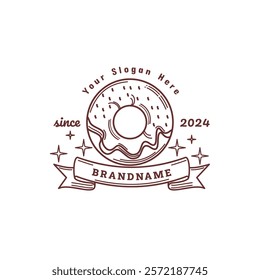 Logo Design Delicious Donut can be use for brand