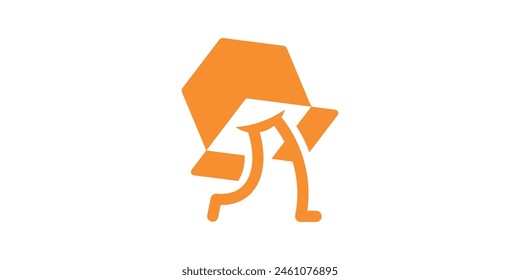 logo design delivery, package, fast, box, logo design icon, vector, symbol, creative idea.