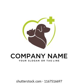  logo design dog and cat care