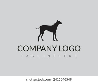 logo design for dog walking, training center.