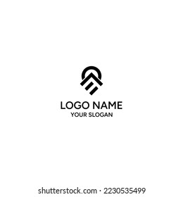 logo design E in combination of house, real estate, construction, building. The minimal design with a very impressive logo professional black color gives it a modern feel.