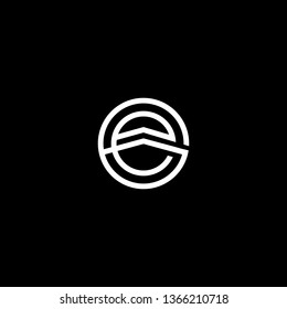 Logo design of E EE in vector for construction, home, real estate, building, property. Minimal awesome trendy professional logo design template on black background.