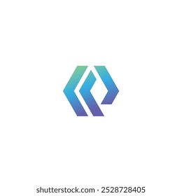 logo design E element technology vector