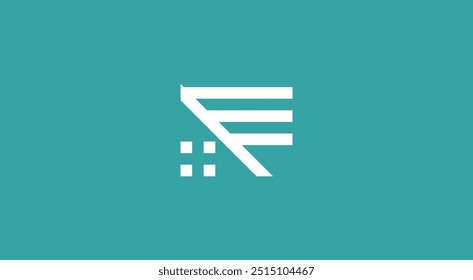 Logo design of E in vector for construction, home, real estate, building, property. Minimal awesome trendy professional logo design template.