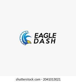 Logo Design Eagle Dash Free Vector