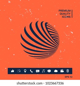 Logo design. Earth