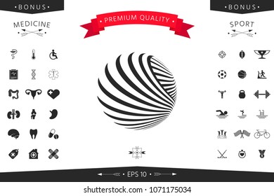 Logo design. Earth
