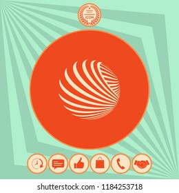 Logo design. Earth