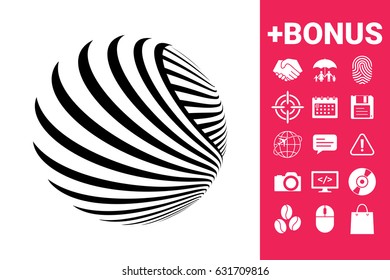 Logo design. Earth