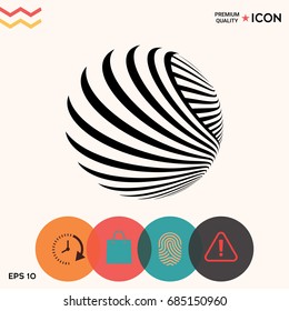 Logo design. Earth