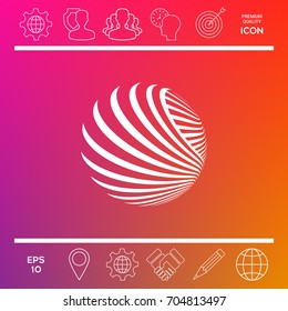 Logo design. Earth