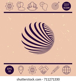 Logo design. Earth