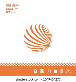Logo design. Earth. Graphic elements for your design