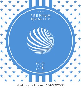 Logo design. Earth. Graphic elements for your design