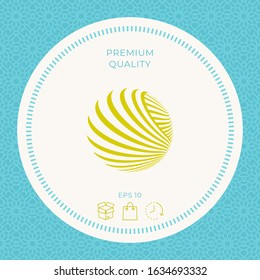 Logo design. Earth. Graphic elements for your design