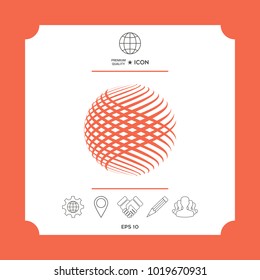 Logo design. Earth symbol