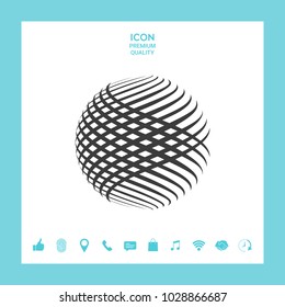 Logo design. Earth symbol