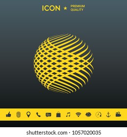 Logo design. Earth symbol