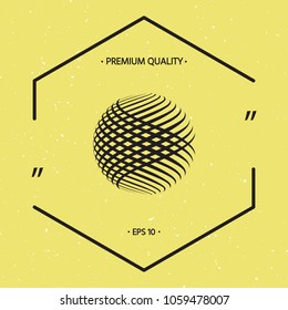 Logo design. Earth symbol