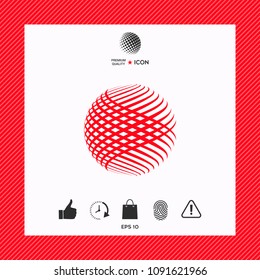 Logo design. Earth symbol