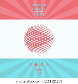 Logo design. Earth symbol