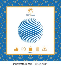 Logo design. Earth symbol