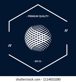 Logo design. Earth symbol