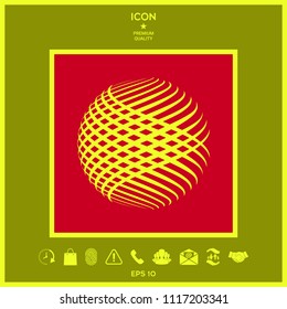 Logo design. Earth symbol