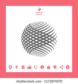 Logo design. Earth symbol
