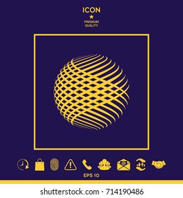 Logo design. Earth symbol