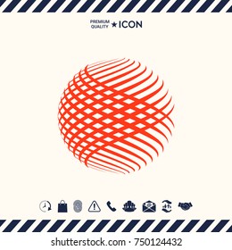 Logo design. Earth symbol