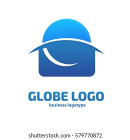 Logo design Earth vector template flat simple sign. Logo design Earth vector template flat simple sign