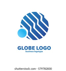 Logo design Earth vector template flat simple sign. Logo design globe vector template