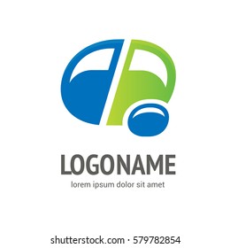 Logo design Earth vector template flat simple sign. Logo design globe vector template