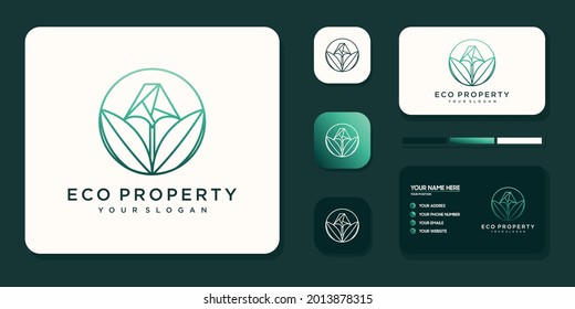 diseño de logotipo para la propiedad ecológica
