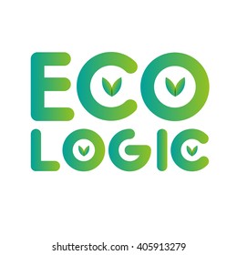 Logo Design. Eco sign. Vector. Eps10