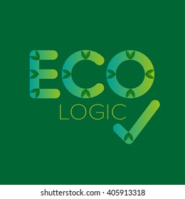 Logo Design. Eco sign. Vector. Eps10