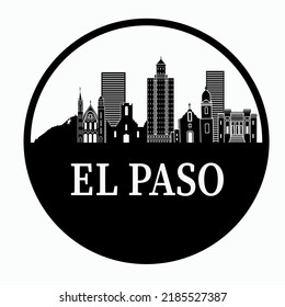 logo design of el Paso skyline