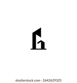 logo design element initial G technology