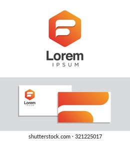 Logo design elements with business card template. Vector graphic design elements for your company logo.