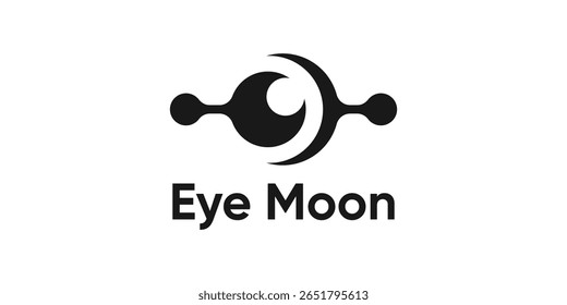 logo design eye and mood,connect,design creative modern.