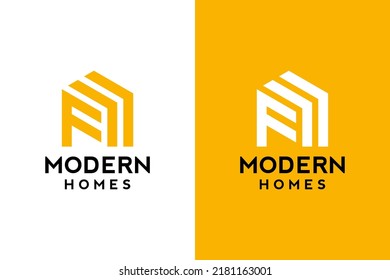 Logo design of F in vector for construction, home, real estate, building, property. Minimal awesome trendy professional logo design template on double background