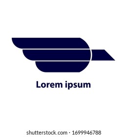 LOGO design.
a fast-flying eagle emblem business logo