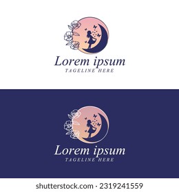 The logo design features a whimsical depiction of a girl sitting on the moon surrounded by stars, symbolizing dreams and aspirations. It evokes a sense of wonder, imagination, and the pursuit of goal