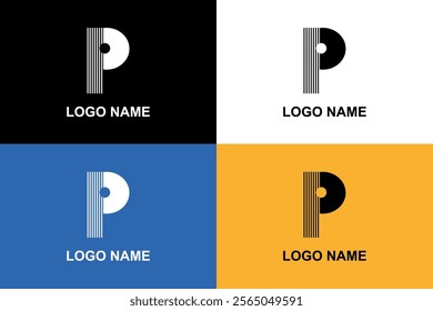 Logo Design Featuring Letter P Variations