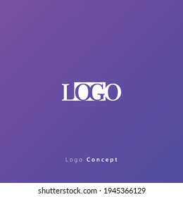 a logo design with a flat, simple and clean concept with a contrasting blue background.
